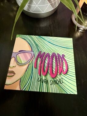 MOODS by Laura Sanchez Art Print - Vibrant Green & Pink